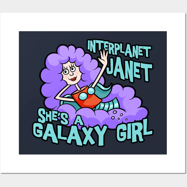 Interplanet Janet Wall Art by Ellador